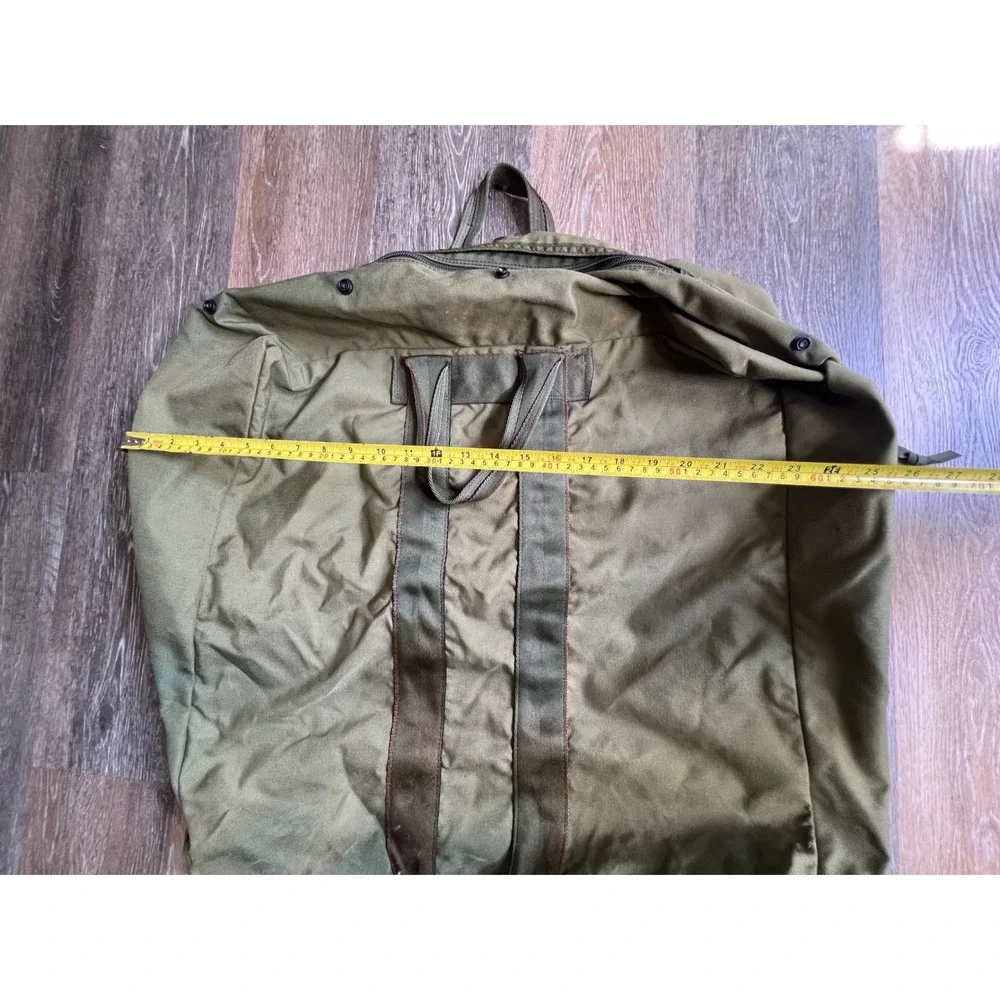 Military Flyer's Kit Bag Unisex Large Olive Drab‎ Nylon Canvas Aviator Duffel